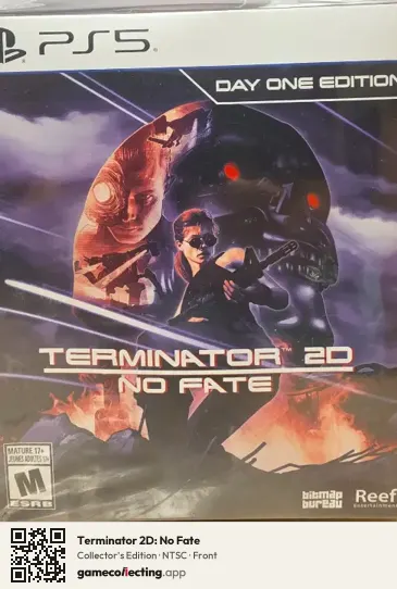 Terminator 2D: No Fate PlayStation 5, NTSC box front