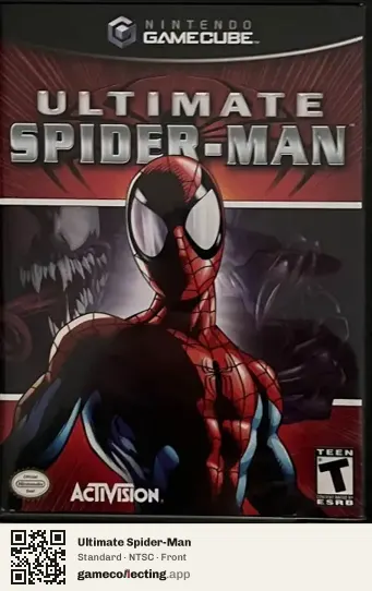Ultimate Spider-Man Nintendo GameCube, NTSC box front