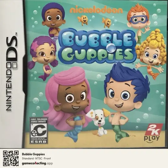 Bubble Guppies Nintendo DS, NTSC box front