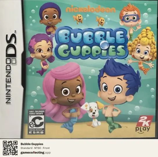 Bubble Guppies Nintendo DS, NTSC box front