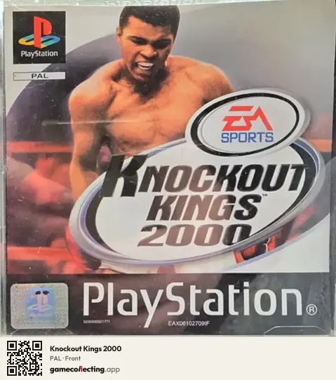 Knockout Kings 2000 PlayStation, PAL box front