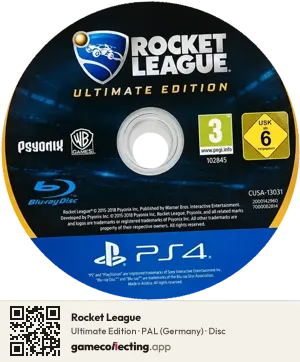 Rocket League PlayStation 4, PAL disc