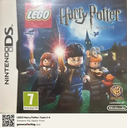 LEGO Harry Potter: Years 1-4 Nintendo DS, Spain box front