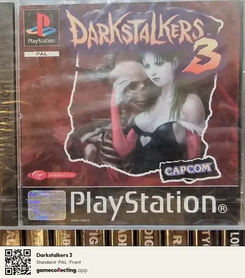 Darkstalkers 3 PlayStation, PAL box front
