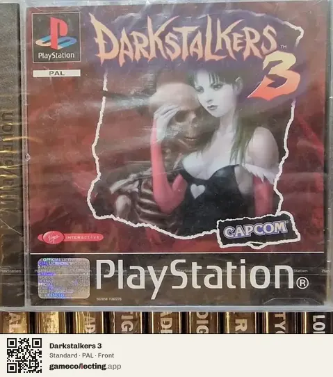 Darkstalkers 3 PlayStation, PAL box front