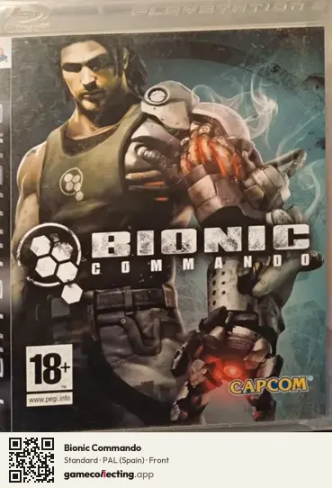 Bionic Commando PlayStation 3, Spain box front