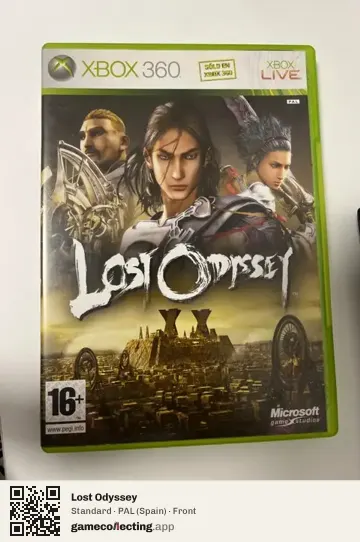 Lost Odyssey Xbox 360, Spain box front