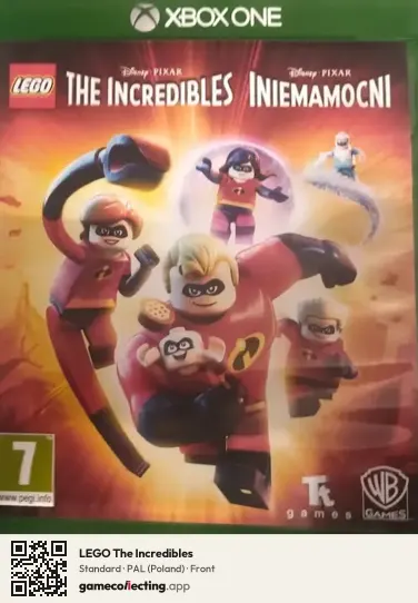 LEGO The Incredibles Xbox One, Poland box front