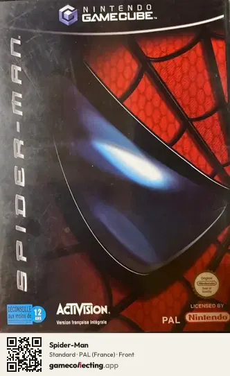 Spider-Man Nintendo GameCube, France box front