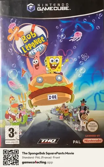 The SpongeBob SquarePants Movie Nintendo GameCube, France box front