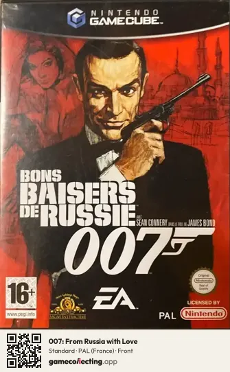 007: From Russia with Love Nintendo GameCube, France box front
