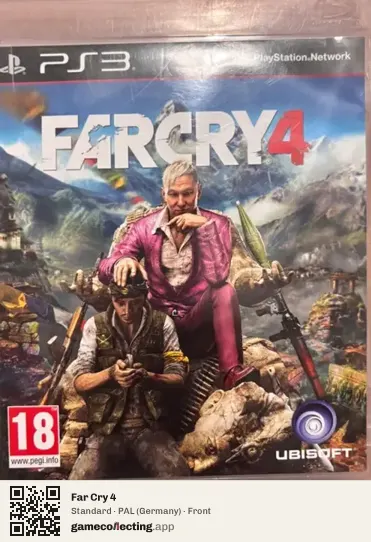 Far Cry 4 PlayStation 3, Germany box front