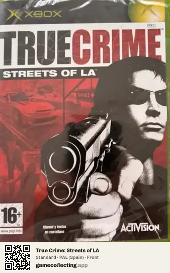 True Crime: Streets of LA Xbox, Spain box front