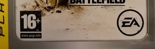 Battlefield: Bad Company, the USK square on its front