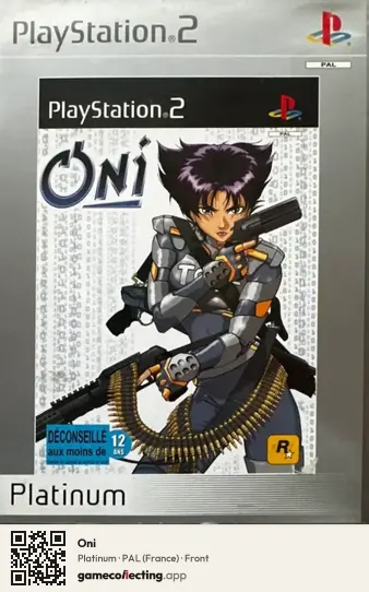 Oni PlayStation 2, France box front