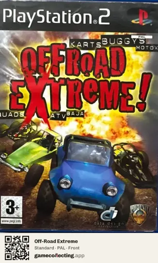 Off-Road Extreme PlayStation 2, PAL box front