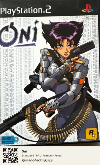 Oni PlayStation 2, France box front