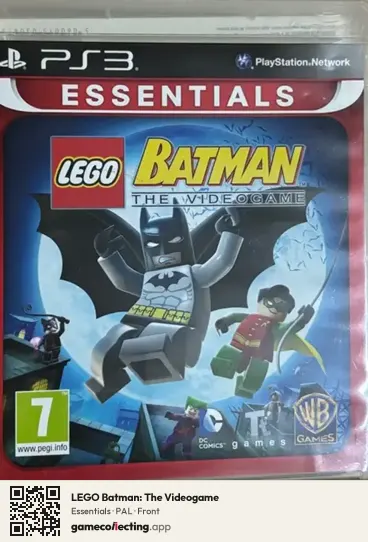 LEGO Batman: The Videogame PlayStation 3, PAL box front