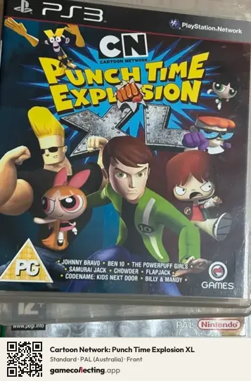 Cartoon Network: Punch Time Explosion XL PlayStation 3, Australia box front