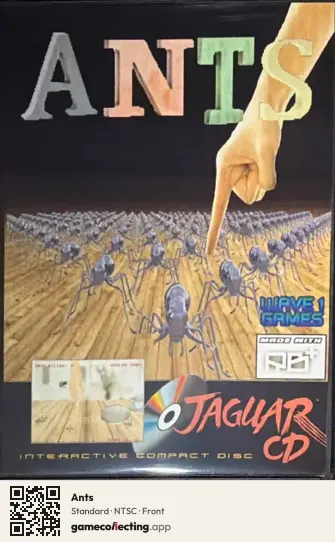 Ants Atari Jaguar CD, NTSC box front