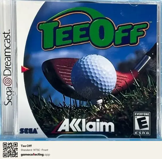 Tee Off Sega Dreamcast, NTSC box front
