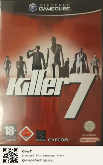 Killer7 Nintendo GameCube, Germany box front