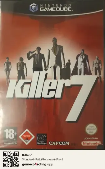 Killer7 Nintendo GameCube, Germany box front
