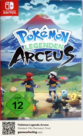 Pokémon Legends: Arceus Nintendo Switch, Germany box front