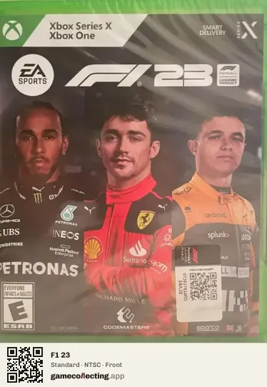 F1 23 Xbox Series X, NTSC box front