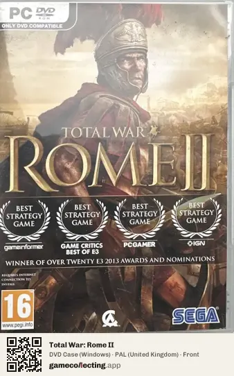 Total War: Rome II Computer, United Kingdom box front