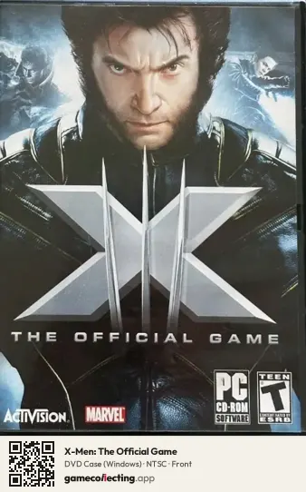 X-Men: The Official Game Computer, NTSC box front