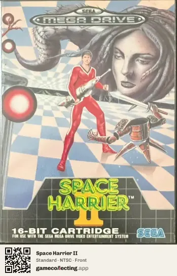 Space Harrier II Sega Mega Drive / Genesis, NTSC box front