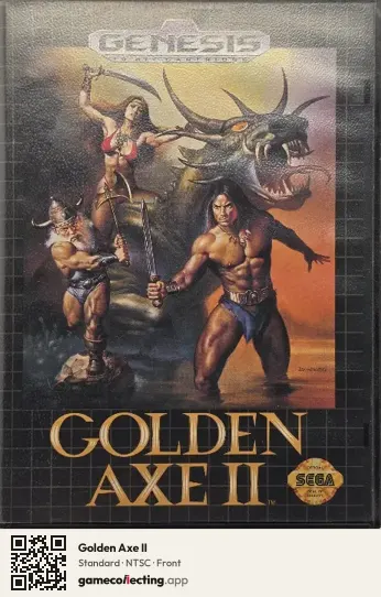 Golden Axe II Sega Mega Drive / Genesis, NTSC box front
