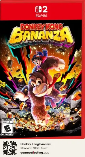 Donkey Kong Bananza Nintendo Switch 2, NTSC box front