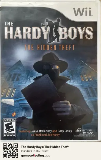 The Hardy Boys: The Hidden Theft Nintendo Wii, NTSC box front