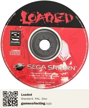 Loaded Sega Saturn, PAL disc