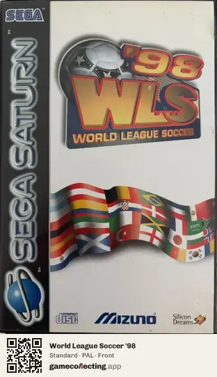 World League Soccer '98 Sega Saturn, PAL box front