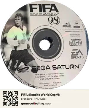 FIFA: Road to World Cup 98 Sega Saturn, PAL disc