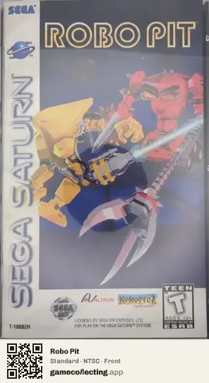 Robo Pit Sega Saturn, NTSC box front