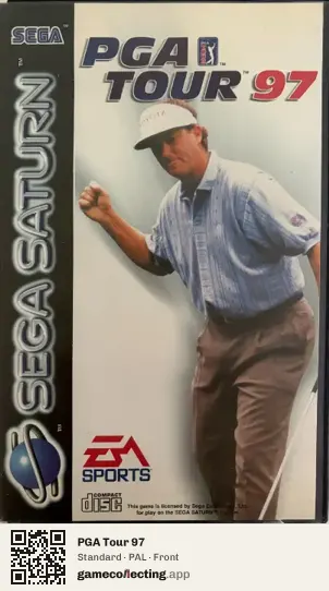 PGA Tour 97 Sega Saturn, PAL box front