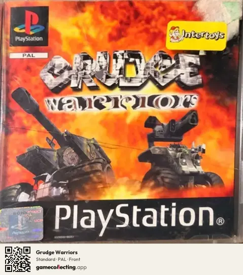 Grudge Warriors PlayStation, PAL box front