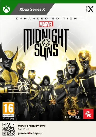 Marvel's Midnight Suns Xbox Series X, PAL box front