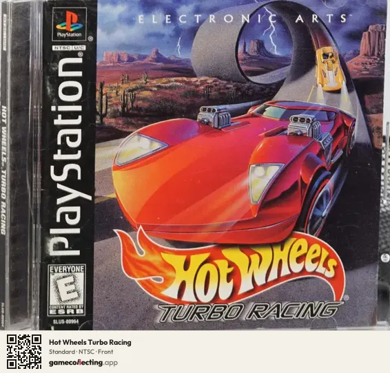 Hot Wheels Turbo Racing PlayStation, NTSC box front