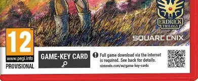 Dragon Quest I & II HD-2D Remake, the PEGI square on its front