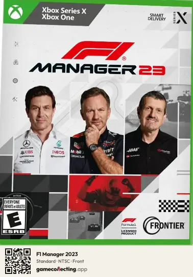 F1 Manager 2023 Xbox Series X, NTSC box front