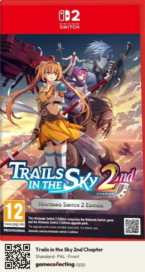 Trails in the Sky 2nd Chapter Nintendo Switch 2, PAL box front