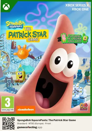 SpongeBob SquarePants: The Patrick Star Game Xbox Series X, Europe box front