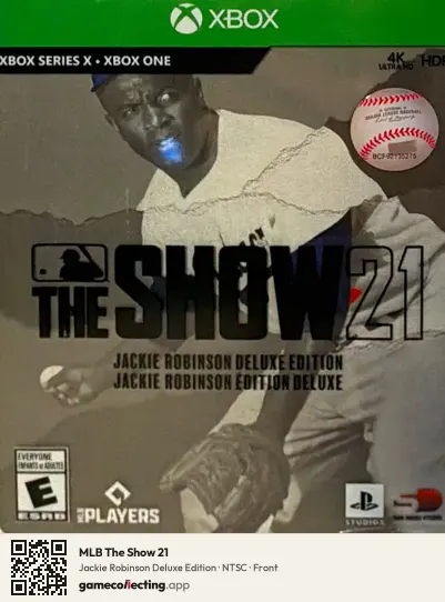 MLB The Show 21 Xbox Series X, NTSC box front