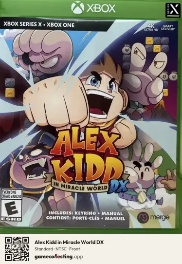 Alex Kidd in Miracle World DX Xbox Series X, NTSC box front