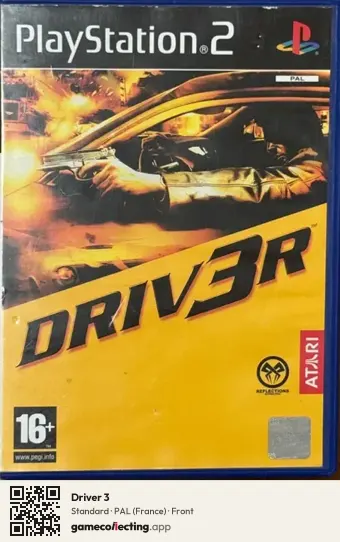 Driver 3 PlayStation 2, France box front
